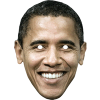 Barack Obama Smiling Mask