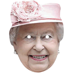 Queen Elizabeth 2 Pink Hat Mask