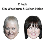 Coleen Nolan & Kim Woodburn - Pack of 2 Masks