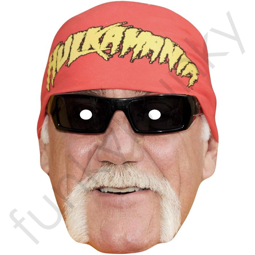 Hulk Hogan Mask Personalised and Celebrity Masks Next Day Delivery