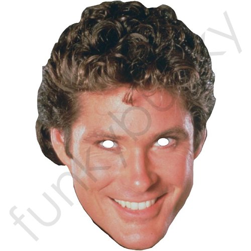 David Hasslehoff Retro Mask - Personalised and Celebrity Face Masks ...