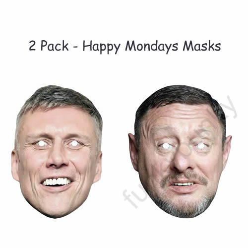 2 Pack - Happy Mondays Singer Mask (1916-2404)
