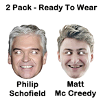 Phillip Schofield and Matt McCreedy Face Masks