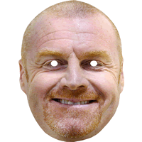 Sean Dyche Football Manager Card Face Mask