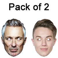 Martin & Roman Kemp - Pack of 2 Masks