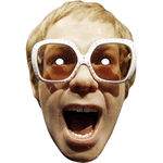 Elton John 1980s Retro Mask