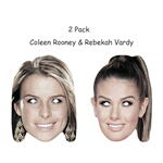 2 Pack - Coleen Rooney & Rebekah Vardy Masks (2396-2397)