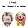 2 Pack - Noel Edmonds & Mr Blobby Masks (1804-2151)